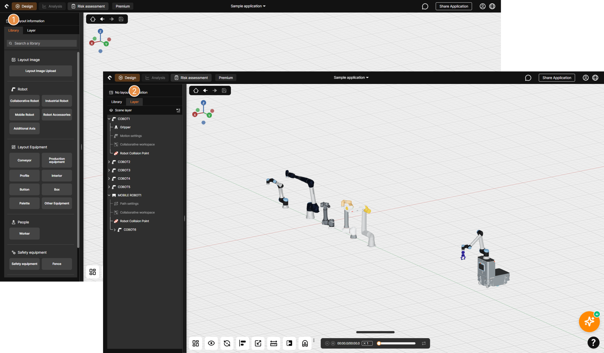 3D Screen Detailed Layout