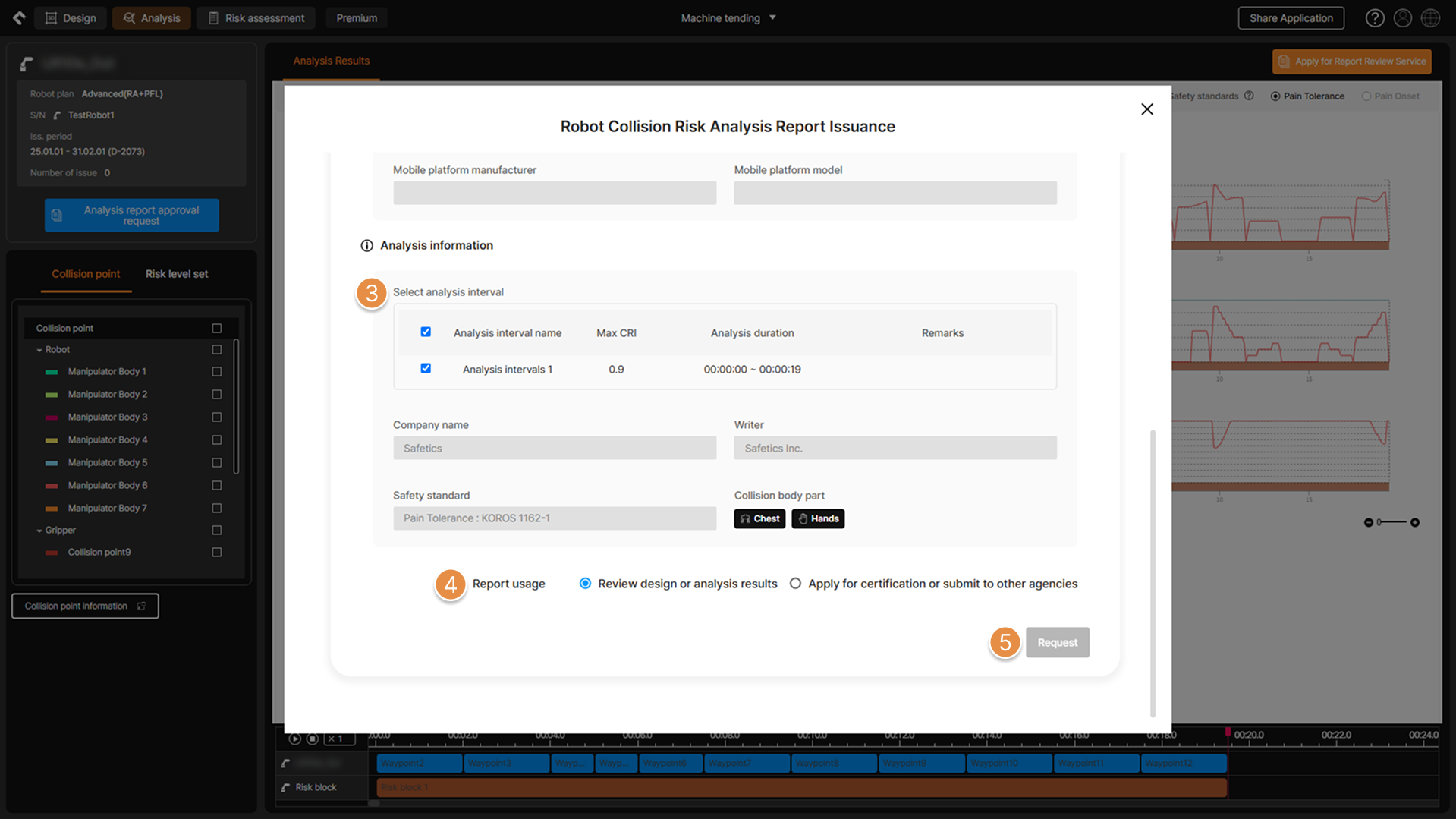 Enter report issuance information 2