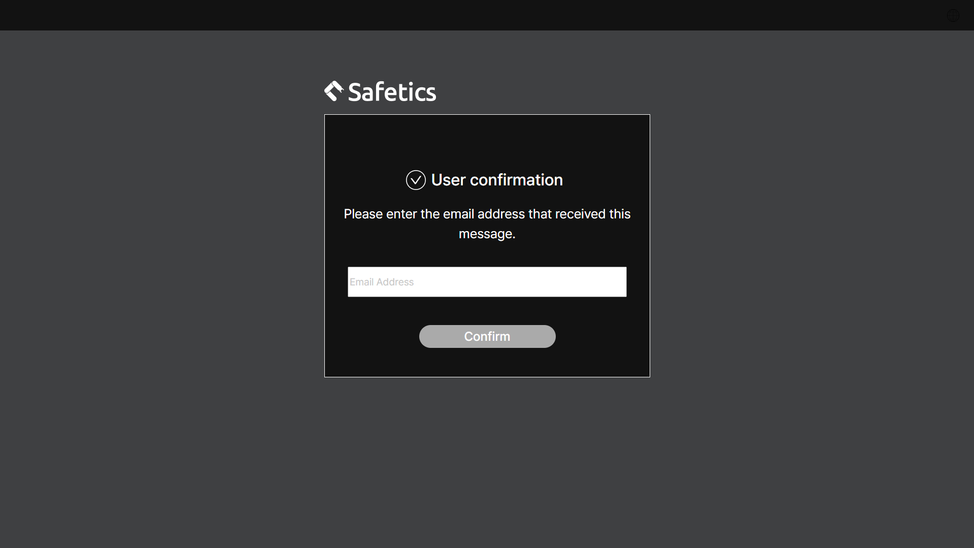 Shared link access page