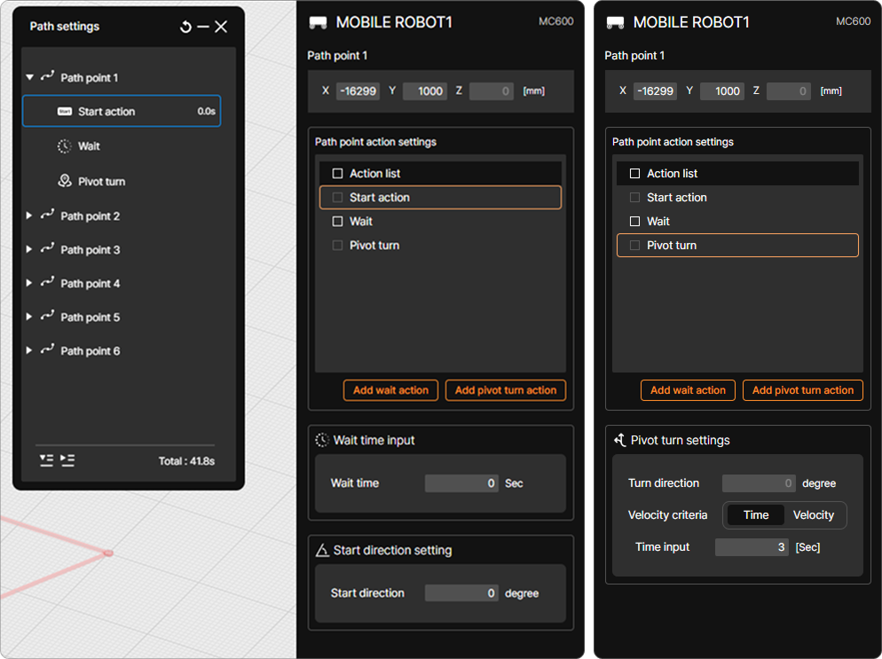 Input Analysis Information screen