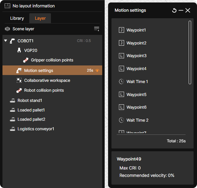 Create motion – Waypoint on layer