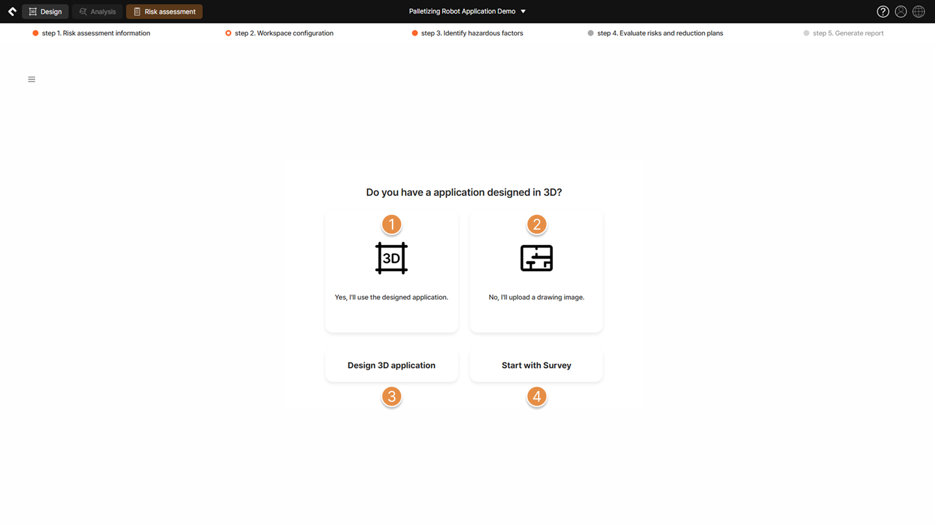 Step 2 – Workspace configuration input 1