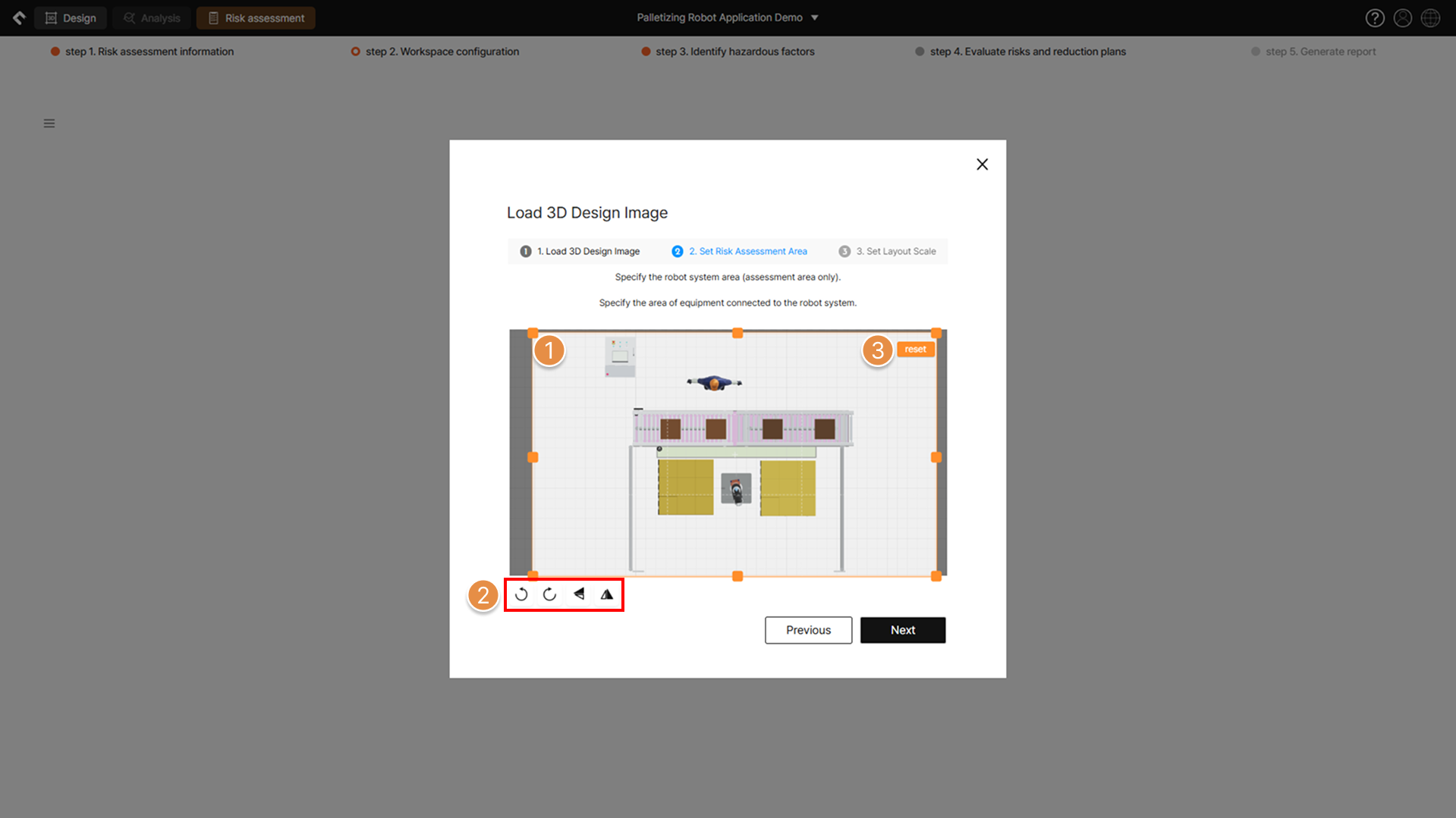Load 3D design image or upload drawing image 2