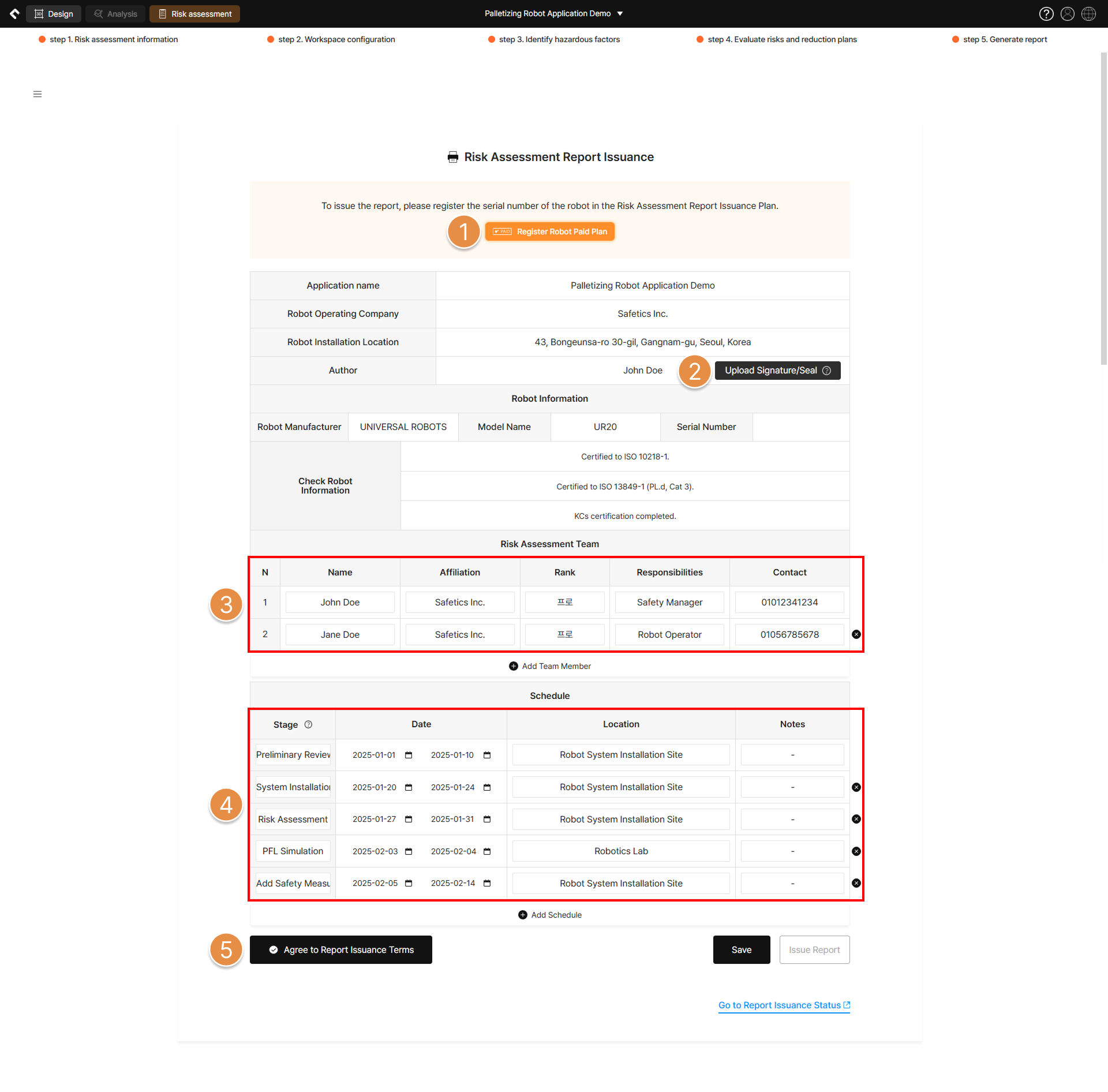 Step 5 – Generate report 2