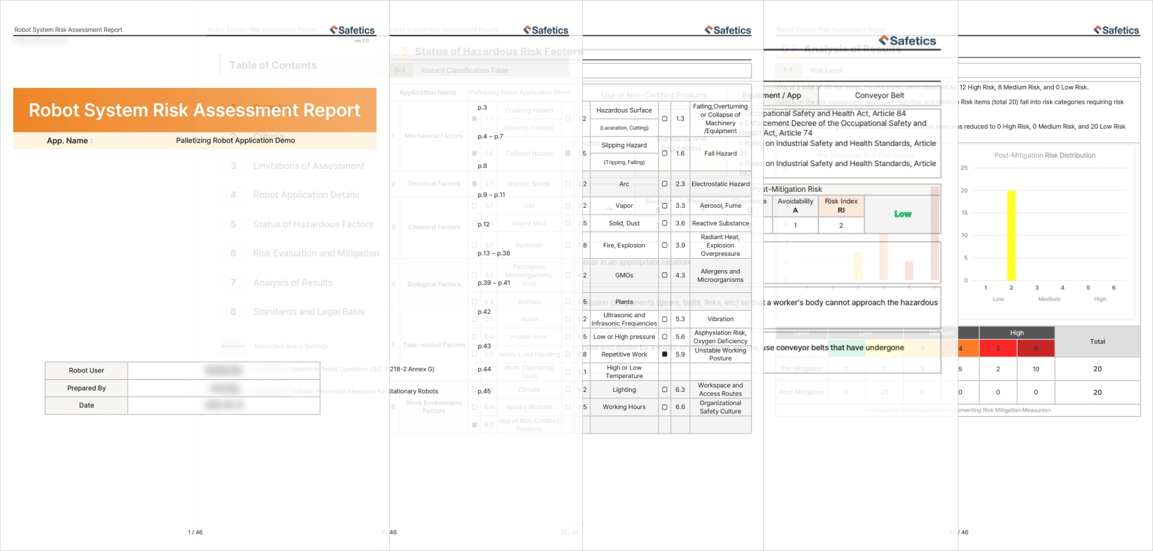 Risk assessment report example