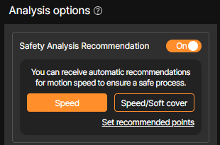 Speed adjustment